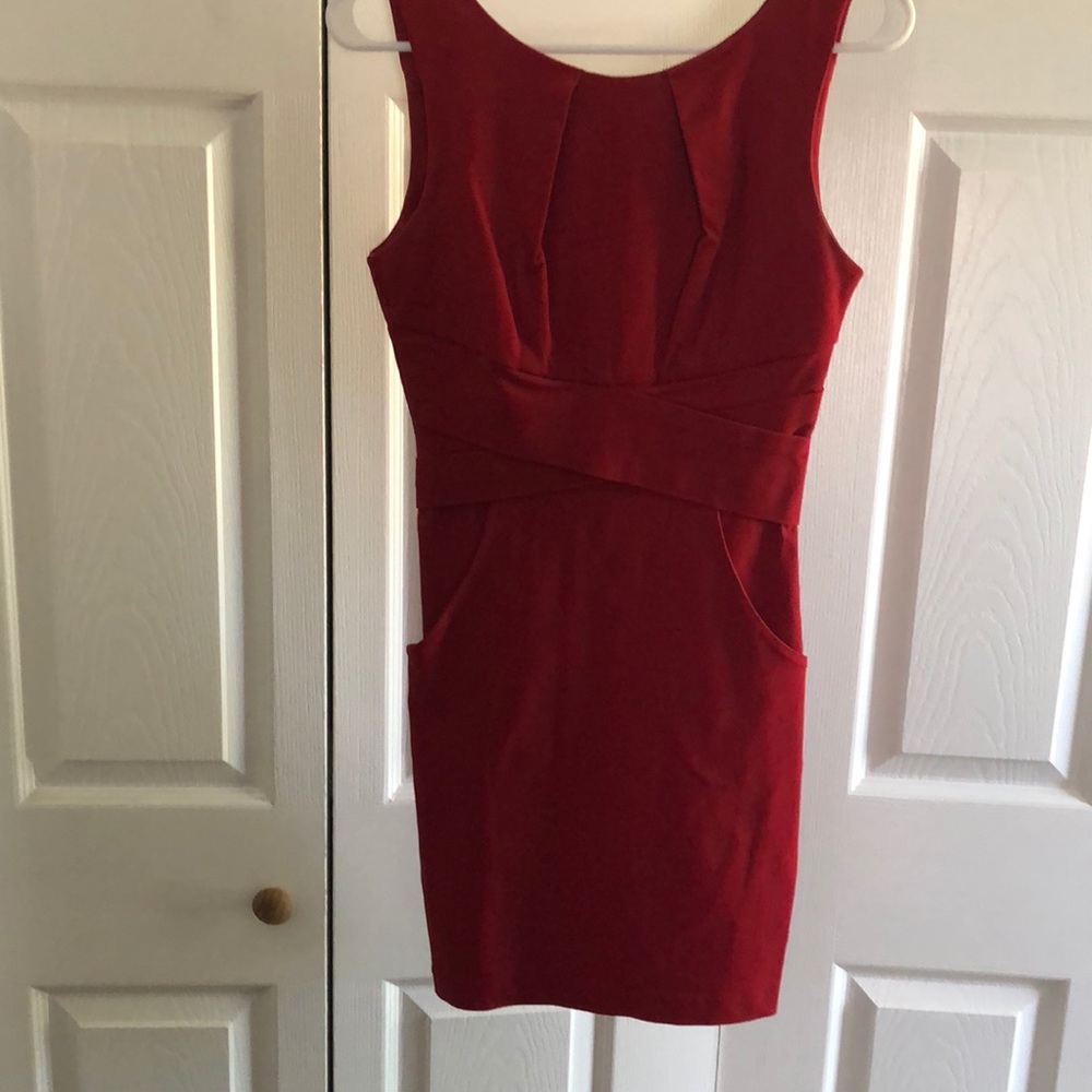 Red dress